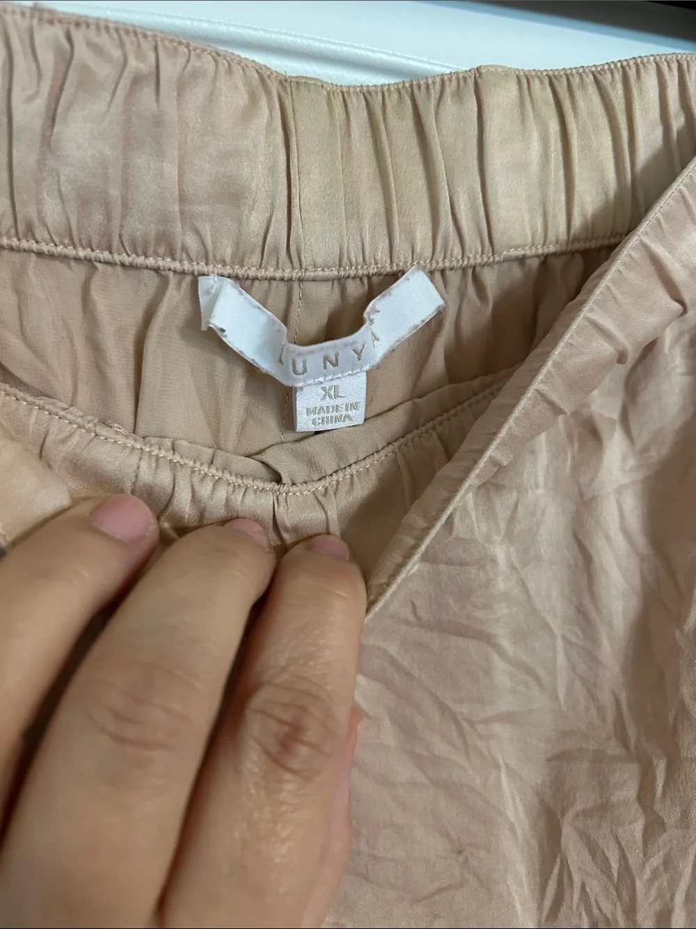 lunya Silk Relaxed Pajama Shorts in Blush